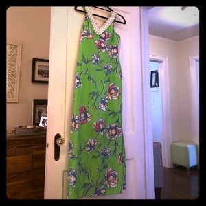 Lilly Pulitzer beaded evening dress/ maxi